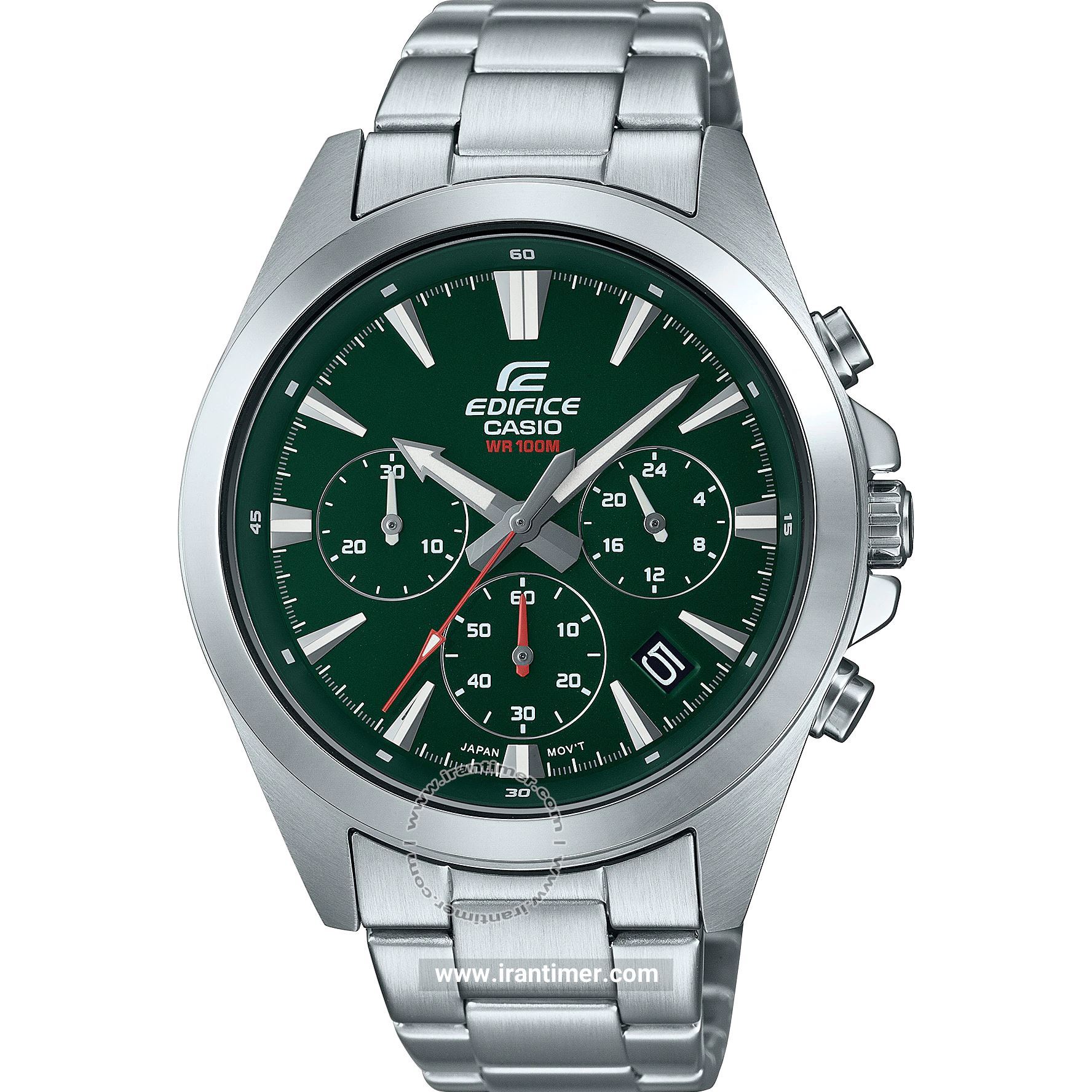 قیمت و خرید ساعت مچی مردانه کاسیو (CASIO) ادیفس(ادیفایس) مدل EFV-630D-3AVUDF کلاسیک | اورجینال و اصلی
