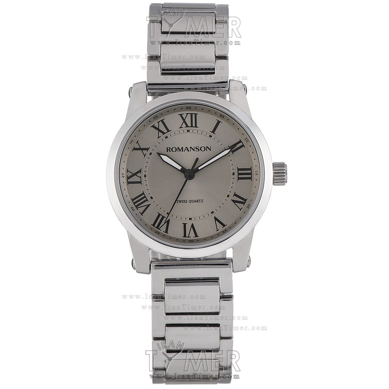 قیمت و خرید ساعت مچی زنانه رومانسون(ROMANSON) مدل TM0334LL1WBA5B-GRAY کلاسیک | اورجینال و اصلی