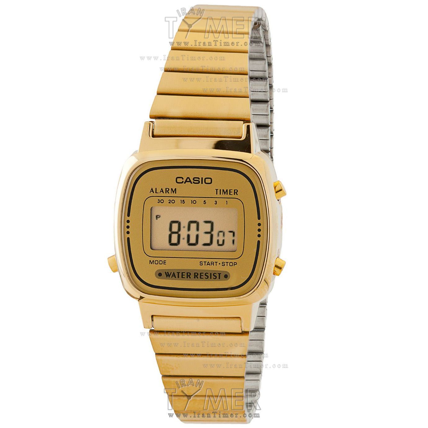 قیمت و خرید ساعت مچی زنانه کاسیو (CASIO) جنرال مدل LA-670WGA-9 کلاسیک | اورجینال و اصلی
