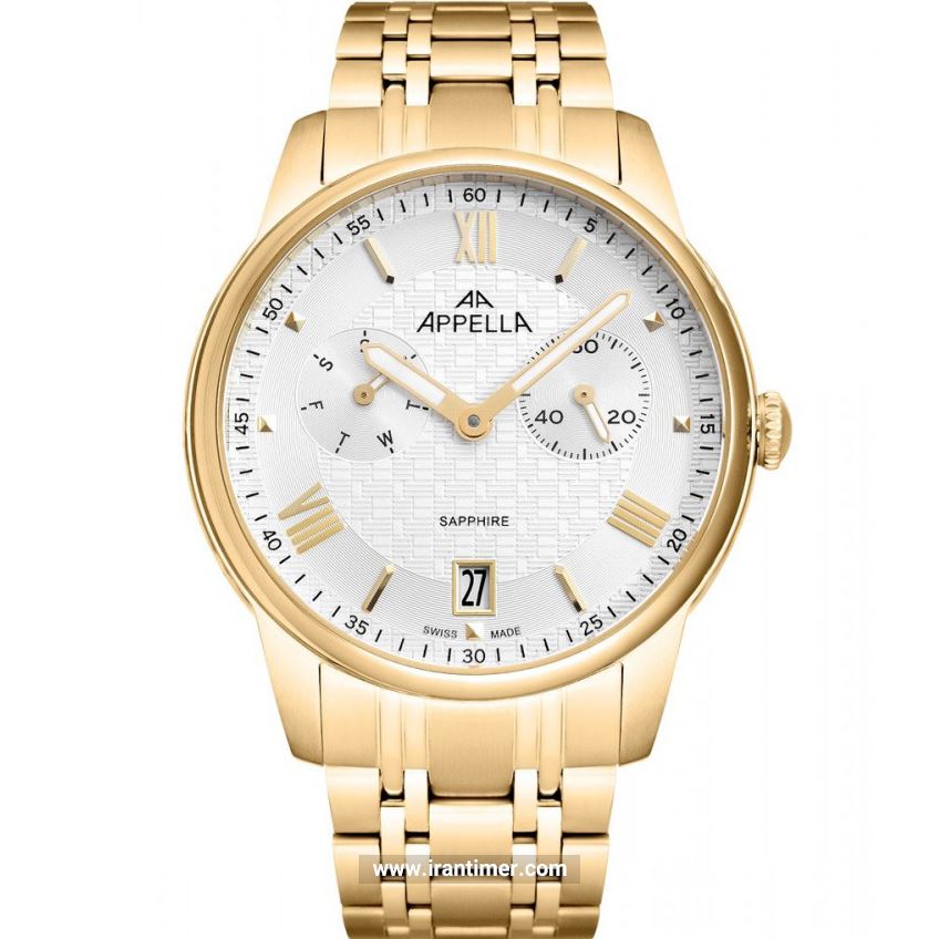 قیمت و خرید ساعت مچی مردانه اپلا(APPELLA) مدل L70008.1163QF کلاسیک | اورجینال و اصلی