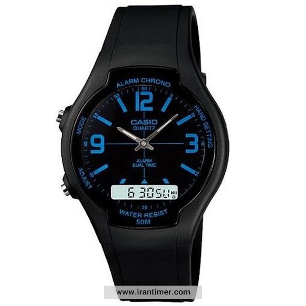 قیمت و خرید ساعت مچی مردانه کاسیو (CASIO) جنرال مدل AW-90H-2BVDF اسپرت | اورجینال و اصلی