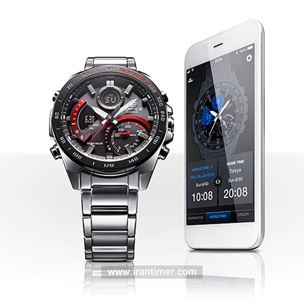 قیمت و خرید ساعت مچی مردانه کاسیو (CASIO) ادیفس(ادیفایس) مدل ECB-900DB-1ADR کلاسیک | اورجینال و اصلی