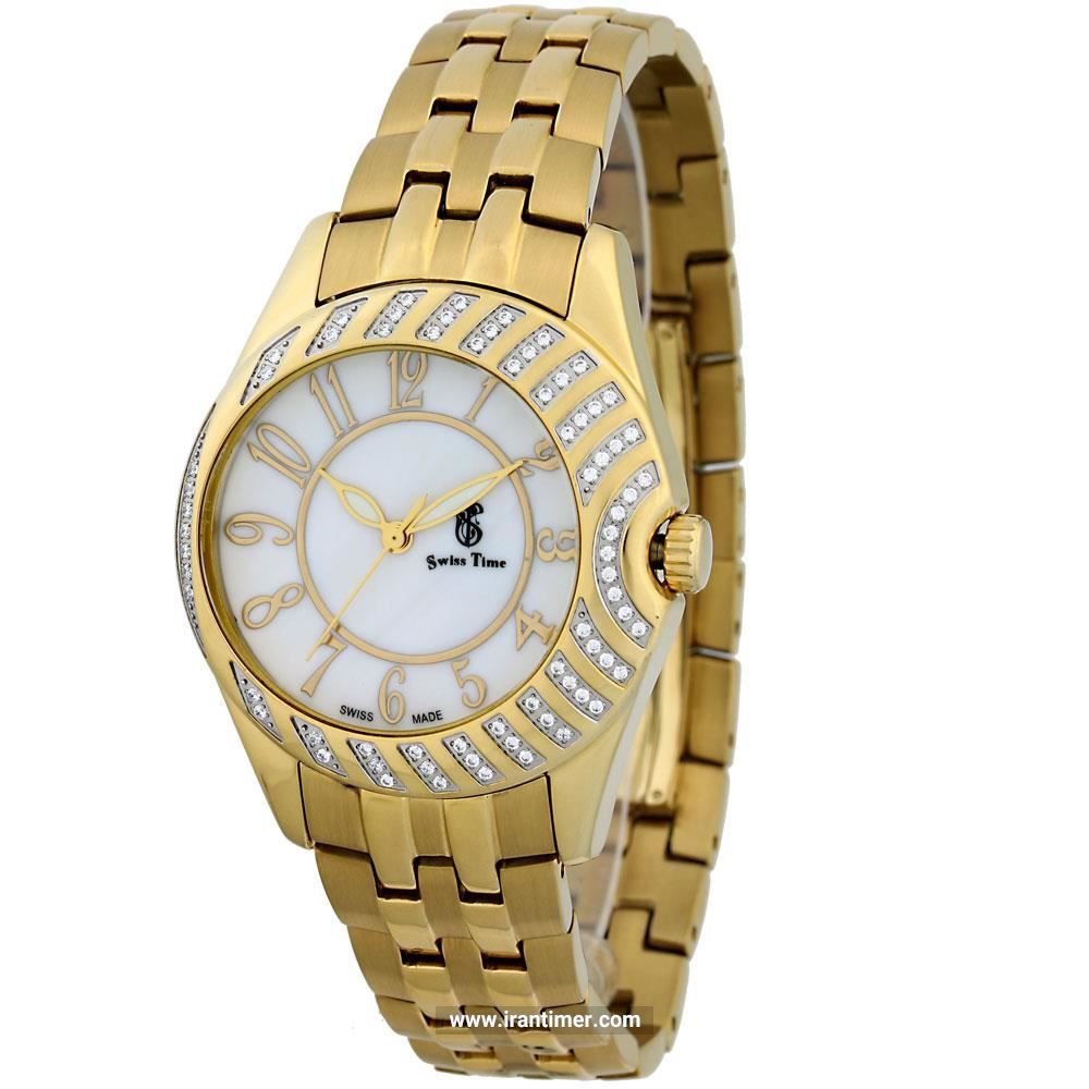 قیمت و خرید ساعت مچی زنانه سوئیس تایم(SWISS TIME) مدل ST 852-GP کلاسیک فشن | اورجینال و اصلی