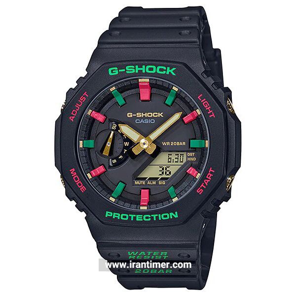 قیمت و خرید ساعت مچی مردانه کاسیو (CASIO) جی شاک مدل GA-2100TH-1ADR اسپرت | اورجینال و اصلی