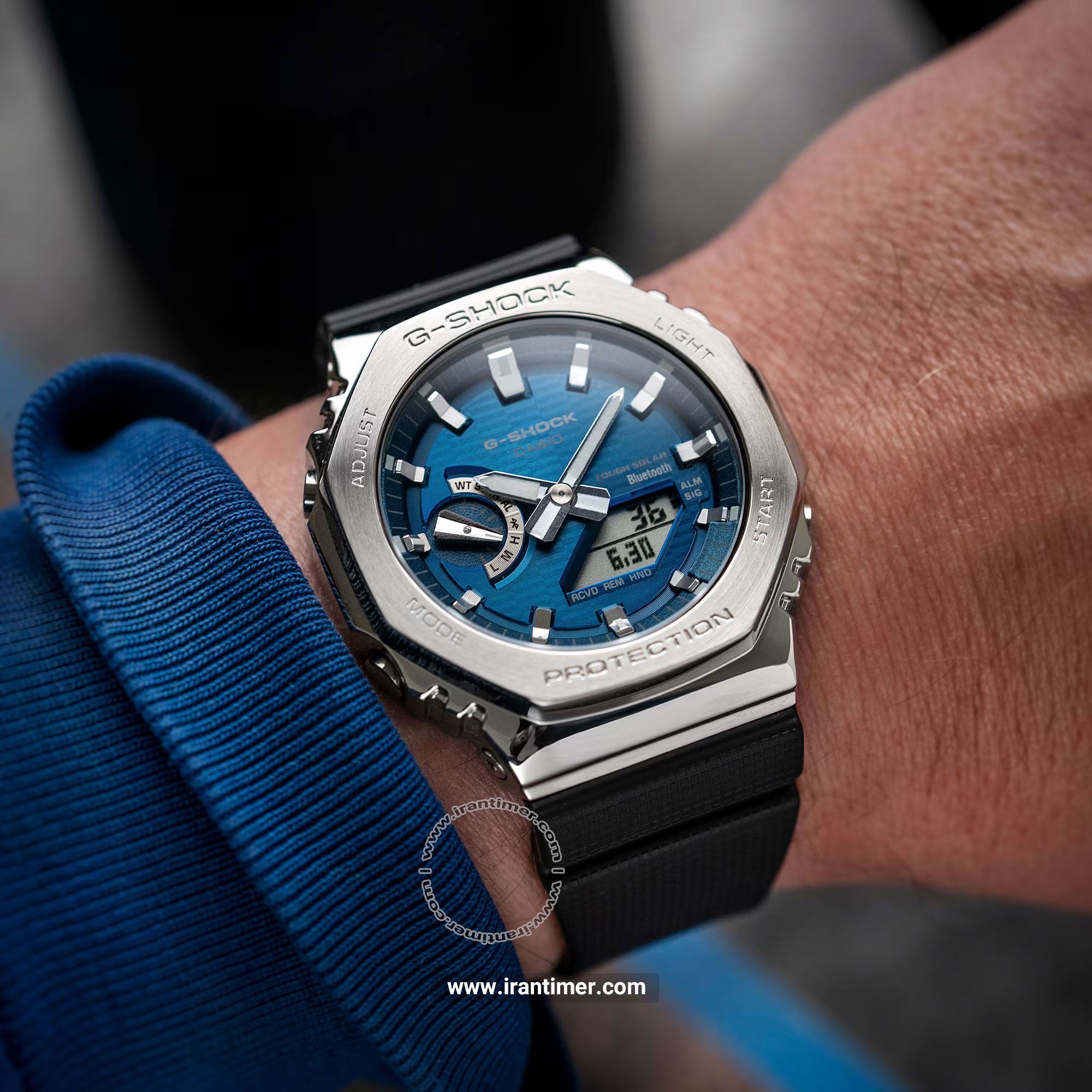 قیمت و خرید ساعت مچی مردانه کاسیو (CASIO) جی شاک مدل GBM-2100A-2BDR اسپرت | اورجینال و اصلی