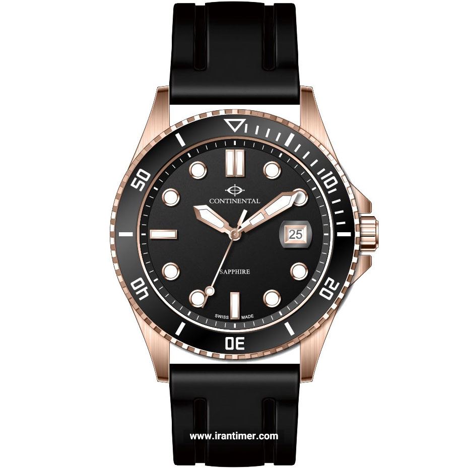 قیمت و خرید ساعت مچی مردانه کنتیننتال(CONTINENTAL) مدل 20504-GD554430 اسپرت | اورجینال و اصلی