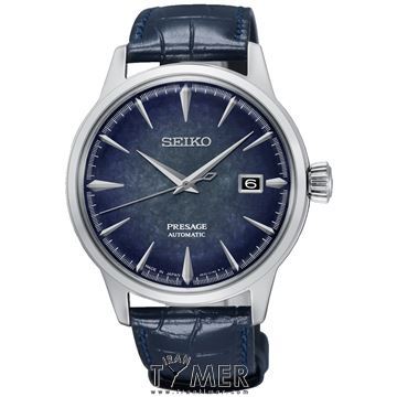 خرید، فروش و قیمت ساعت مچی سیکو SEIKO مدل SRPC01J1 | مردانه کلاسیک بند  چرمی، نمایش تاریخ، اتوماتیک، سنگ قیمتی داخل موتور