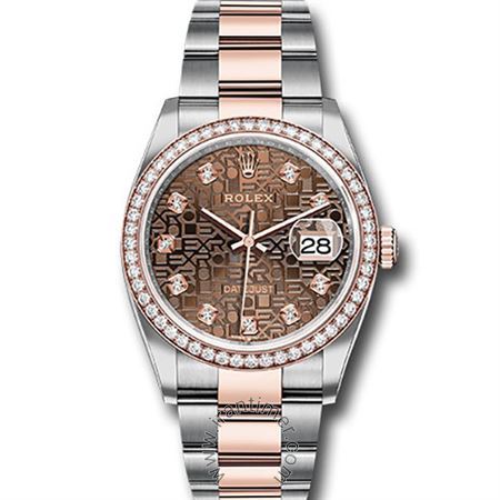 قیمت و خرید ساعت مچی مردانه رولکس(Rolex) مدل 126281RBR CHOJDO BROWN فشن | اورجینال و اصلی