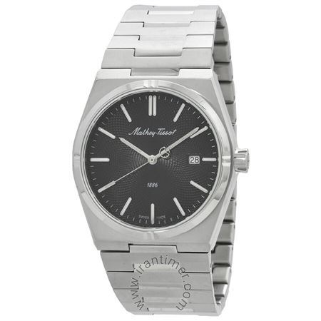 ساعت مچی مردانه کلاسیک تمام استیل، موتور Ronda 515