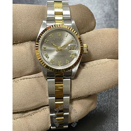 همه محصولات زنانه کلاسیک استیل و طلا زرد 18 عیار Datejust، بدون کارت، ساعت آنتیک، بند اویستر، 48 ساعت ذخیره انرژی