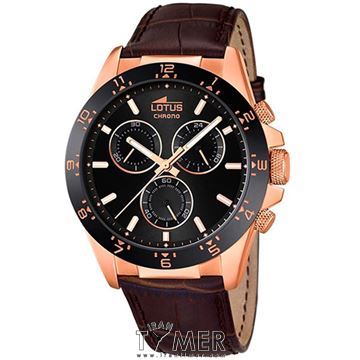 ساعت مچی مردانه کلاسیک بند چرمی، کرنوگراف، 24 ساعت شبانه روز