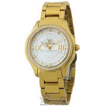 ساعت مچی زنانه کلاسیک فشن تمام استیل، نگین دار