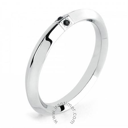 ساعت مچی انگشتر مردانه کلاسیک تمام استیل، نگین سواروسکی