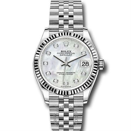 قیمت و خرید ساعت مچی زنانه رولکس(Rolex) مدل 278274 MDJ WHITE کلاسیک | اورجینال و اصلی