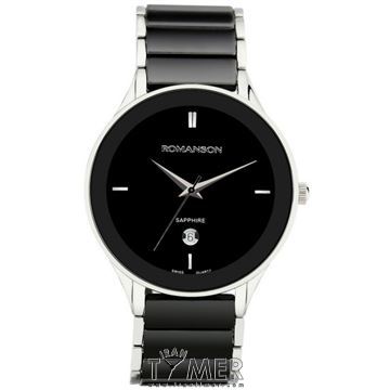 ساعت مچی مردانه کلاسیک استیل و سرامیک، نمایش تاریخ