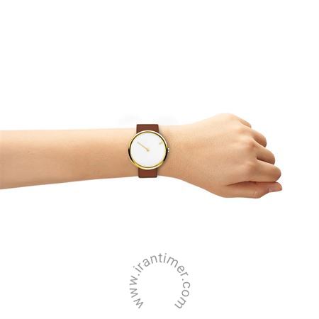 قیمت و خرید ساعت مچی مردانه زنانه جیکوب جنسن(Jacob Jensen) مدل 254 CURVE-WHITE کلاسیک | اورجینال و اصلی