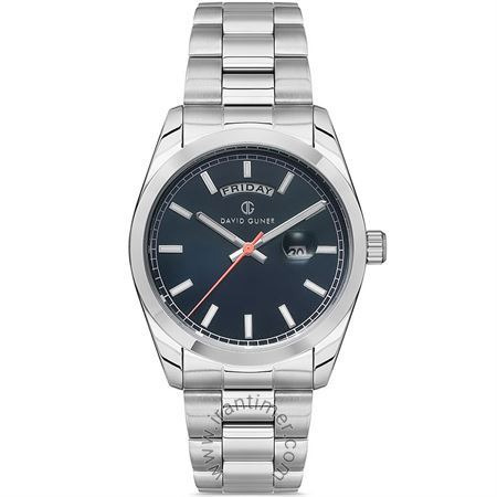 ساعت مچی مردانه کلاسیک بند استیل، نمایش تاریخ و روز