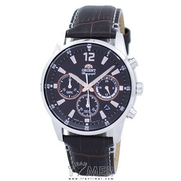 ساعت مچی مردانه کلاسیک بند چرم طبیعی، کرونوگراف، نمایش تاریخ، نمایش 24 ساعت شبانه روز