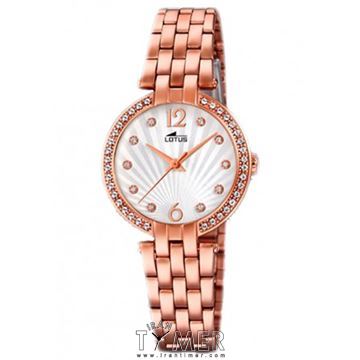 ساعت مچی زنانه کلاسیک تمام استیل، نگین دار