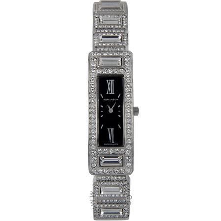 قیمت و خرید ساعت مچی زنانه رومانسون(ROMANSON) مدل RM7244TL1WA38W-BK فشن | اورجینال و اصلی