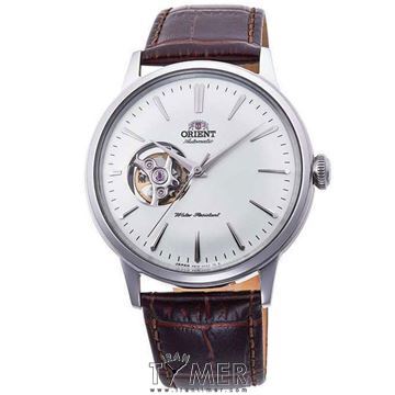 ساعت مچی مردانه کلاسیک بند چرم طبیعی، اتوماتیک، سنگ قیمتی داخل موتور، قلب باز