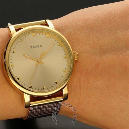 قیمت و خرید ساعت مچی زنانه تایمکس(TIMEX) مدل TW2U05400YL کلاسیک | اورجینال و اصلی