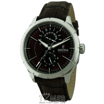 ساعت مچی مردانه کلاسیک بند چرمی، نمایش تاریخ، 24 ساعت شبانه روز