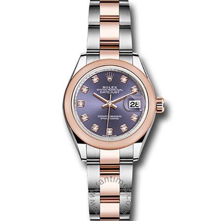 قیمت و خرید ساعت مچی زنانه رولکس(Rolex) مدل 279161 audo Dark Purple کلاسیک | اورجینال و اصلی