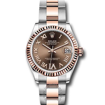 قیمت و خرید ساعت مچی زنانه رولکس(Rolex) مدل 278271 CHODR6O BROWN کلاسیک | اورجینال و اصلی