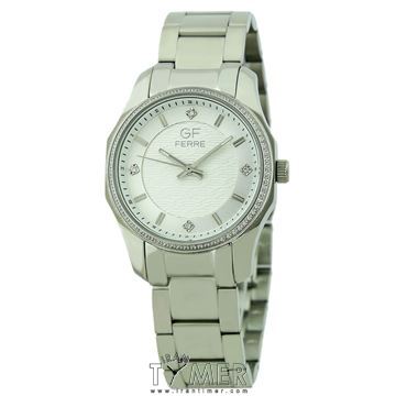 ساعت مچی زنانه کلاسیک تمام استیل، نگین دار