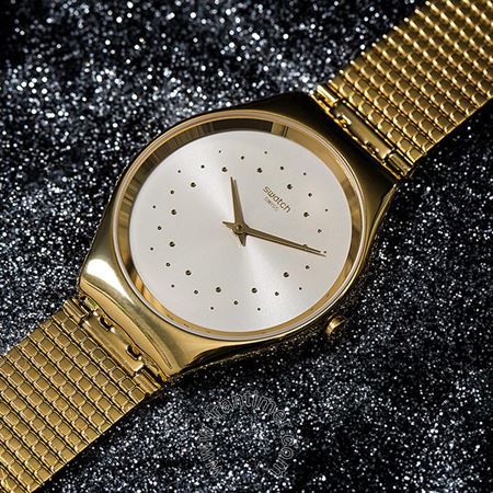 قیمت و خرید ساعت مچی مردانه زنانه سواچ(SWATCH) مدل SYXG106GG کلاسیک | اورجینال و اصلی