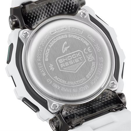 قیمت و خرید ساعت مچی مردانه کاسیو (CASIO) جی شاک مدل GBD-200-7DR اسپرت | اورجینال و اصلی
