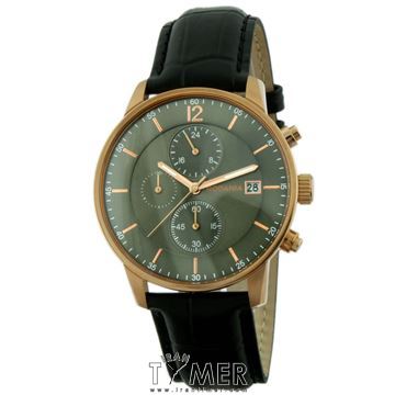 ساعت مچی مردانه کلاسیک بند چرمی، نمایش تاریخ، کرنوگراف، 24ساعت شبانه روز