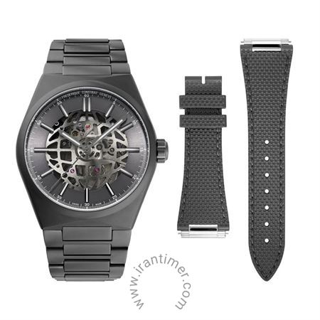ساعت مچی مردانه کلاسیک تمام استیل، تولید محدود به تعداد 888 عدد، 26 عدد سنگ قیمتی داخل موتور، 38 ساعت ذخیره انرژی