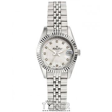 ساعت مچی زنانه کلاسیک تمام استیل، نمایش تاریخ، ست