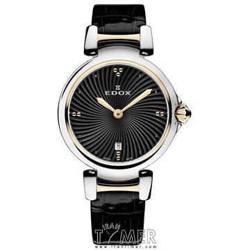 ساعت مچی زنانه کلاسیک بند چرم طبیعی، نمایش تاریخ