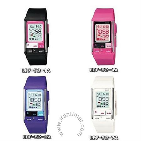 قیمت و خرید ساعت مچی زنانه کاسیو (CASIO) جنرال مدل LDF-52-4ADR اسپرت | اورجینال و اصلی