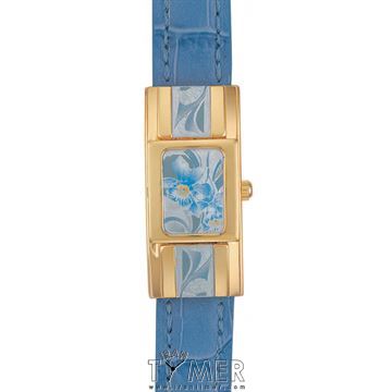 ساعت مچی زنانه کلاسیک فشن بند چرمی، همراه با نقاشی مینیاتوری دست