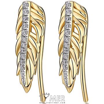 ساعت مچی گوشواره زنانه فشن تمام استیل، نگین زیرکونیا