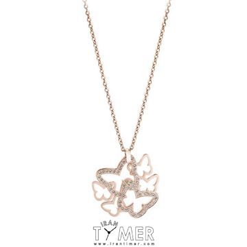 ساعت مچی گردنبند زنانه فشن تمام استیل، نگین دار