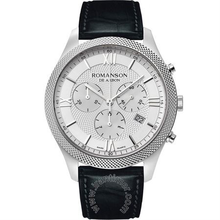 ساعت مچی مردانه کلاسیک بند چرمی، کرونوگراف، نمایش تاریخ