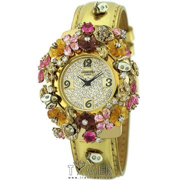 قیمت و خرید ساعت مچی زنانه آمبروزیا پاریس(AMBROSIA PARIS) مدل MERVEILLEUSE-GOLD فشن | اورجینال و اصلی