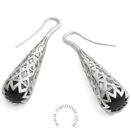 ساعت مچی گوشواره زنانه فشن تمام نقره