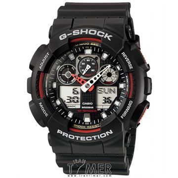 قیمت و خرید ساعت مچی مردانه کاسیو (CASIO) جی شاک مدل GA-100-1A4DR اسپرت | اورجینال و اصلی