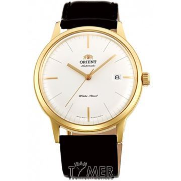 ساعت مچی مردانه کلاسیک بند چرم طبیعی، نمایش تاریخ، اتوماتیک، سنگ قیمتی داخل موتور