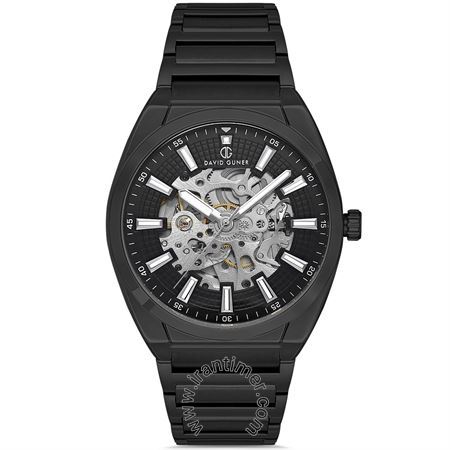 ساعت مچی مردانه کلاسیک بند استیل، اسکلتون