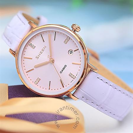 قیمت و خرید ساعت مچی زنانه کاسیو (CASIO) شین مدل SHE-4048PGL-6AUDR کلاسیک | اورجینال و اصلی