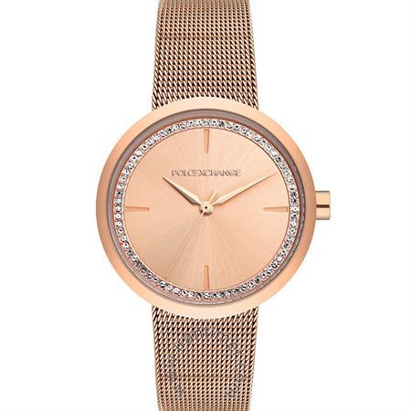 ساعت مچی زنانه کلاسیک تمام استیل، نگین دار