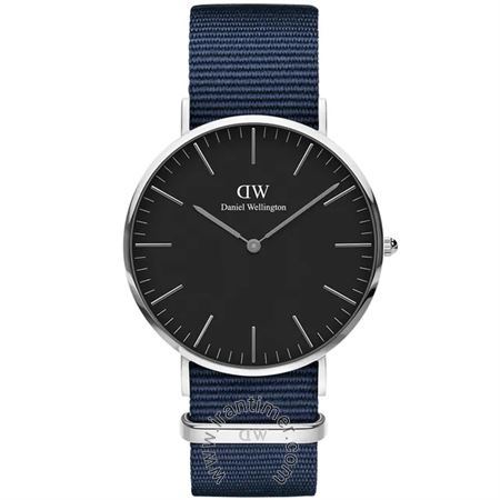 ساعت مچی مردانه کلاسیک بند پارچه ای