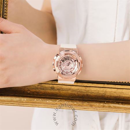 قیمت و خرید ساعت مچی زنانه کاسیو (CASIO) جی شاک مدل GM-S110PG-4ADR اسپرت | اورجینال و اصلی